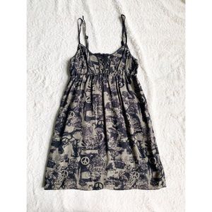 Guess Spaghetti Strap Empire Waist Dress